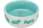 Gryzonie - Trixie Ceramiczna miska dla małych zwierząt Różne kolory Króliki 250ml 11cm - TX60733