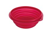 Psy - Trixie Travel bowl silicone 1 l/ø 18 cm - Assorted - TX25012