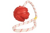 Psy - Trixie Aqua Toy ball on a rope floatable rubber ø 7/35 cm - Assorted - TX33482