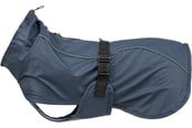 Psy - Trixie BE NORDIC Husum Płaszcz przeciwdeszczowy dla psa Ciemnoniebieski Rozmiar XL: Obwód brzucha 80-105cm Długość grzbietu: 70cm - 680218