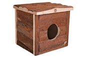 Gryzonie - Trixie Natural Bark Wood House Jerrik Small Animals Mice Hamsters 15x14x13cm - TX62181