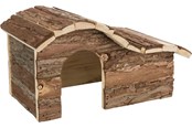 Gryzonie - Trixie House Hanna Natural Wooden Shelter Small Animals 26x16x15cm - TX62051