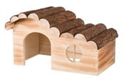 Gryzonie - Trixie Hanne house guinea pigs bark wood/flamed 29 × 18 × 18 cm - TX61977