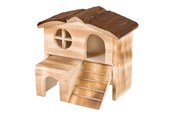 Gryzonie - Trixie Kasja house mice bark wood/flamed 18 × 16 × 12 cm - TX61960