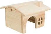 Gryzonie - Trixie Naturalny domek z drewna sosnowego dla małych zwierząt Myszy Chomiki - TX61251