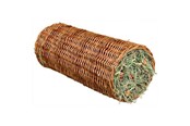 Gryzonie - Trixie Wicker tunnel with hay/carrot ø 15 × 33 cm 110 g - TX60776