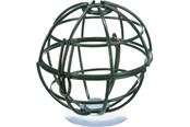 Karma, przysmaki i witaminy dla ptaków - Trixie Fat ball feeder for window pane metal ø 7 cm dark green - TX55611