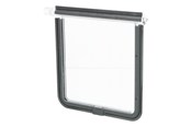 Klatki, domki i akcesoria dla ptaków - Trixie Replacement flap for cat flap #4420/4421/4422/4423 14.5 × 15.5 cm white - TX44261