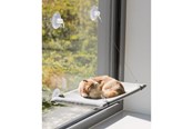Koty - Trixie Window platform velour 50 × 30 cm grey - TX43209