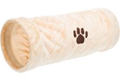Koty - Trixie Playing tunnel plush ø 22 × 60 cm beige - TX42981