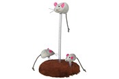 Koty - Trixie Mice on springs plush catnip ø 15 × 22 cm - TX4070
