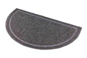 Koty - Trixie Cat litter tray mat semi-circular PVC 59 × 35 cm anthracite - TX40386