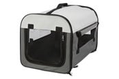 Psy - Trixie Soft Kennel Basic XS: 32 × 32 × 47 cm dark grey/light grey - TX39701