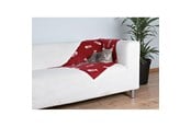 Koty - Trixie Beany blanket fleece 100 × 70 cm red - TX37193