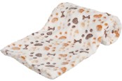 Psy - Trixie Lingo blanket soft fleece 100 × 75 cm white/beige - TX37178