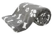 Psy - Trixie Dog Blanket Kenny Plush Grey 75x50cm - TX37095