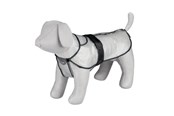 Psy - Trixie Tarbes raincoat L: 60 cm transparent/black piping - TX3007