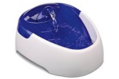 Psy - Trixie Drinking Fountain Duo stream plastic 1 l/20 × 12 × 23 cm white/blue - TX24462