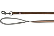 Psy - Trixie Fusion tracking lead rubberised M–XL: 10 m/17 mm graphite/papaya - TX207552