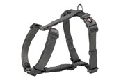 Psy - Trixie Premium H-harness XXS–XS: 20–32 cm/10 mm graphite - TX204816