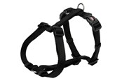 Psy - Trixie Premium H-harness XXS–XS: 20–32 cm/10 mm black - TX204801