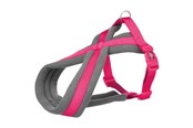 Psy - Trixie Premium touring harness S–M: 40–70 cm/20 mm fuchsia - TX203811