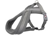 Psy - Trixie Premium touring harness S: 35–65 cm/20 mm graphite - TX203716