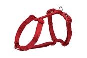 Psy - Trixie Premium H-harness L–XL: 75–120 cm/25 mm red - TX203503