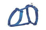 Psy - Trixie Premium H-harness L–XL: 75–120 cm/25 mm royal blue - TX203502