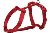 Psy - Trixie Premium H-harness M–L: 52–75 cm/20 mm red - TX203403