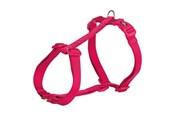 Psy - Trixie Premium H-harness XS–S: 30–44 cm/10 mm fuchsia - TX203211