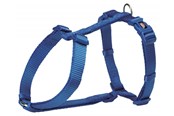 Psy - Trixie Premium H-harness XS–S: 30–44 cm/10 mm royal blue - TX203202