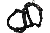 Psy - Trixie Premium H-harness XS–S: 30–44 cm/10 mm black - TX203201