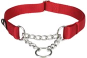 Psy - Trixie Premium semi-choke L–XL: 45–70 cm/25 mm red - TX202903