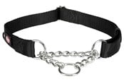 Psy - Trixie Premium semi-choke L–XL: 45–70 cm/25 mm black - TX202901