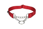Psy - Trixie Premium semi-choke M–L: 35–50 cm/20 mm red - TX202803