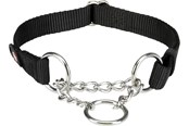 Psy - Trixie Premium semi-choke M–L: 35–50 cm/20 mm black - TX202801