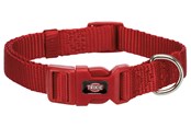 Psy - Trixie Premium Collar Red S 25-40cm/15mm - TX202203