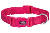 Psy - Trixie Premium collar XXS–XS: 15–25 cm/10 mm fuchsia - TX202111