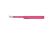 Psy - Trixie Premium adjustable leash M–L: 2.00 m/20 mm fuchsia - TX200511