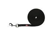 Psy - Trixie Tracking leash rubberised S-M: 5 m/15 mm - black - TX19786