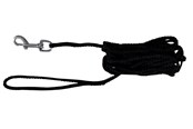 Psy - Trixie Tracking leash round S–M: 15 m/ø 5 mm black - TX19771