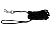 Psy - Trixie Tracking leash round S–M: 5 m/ø 5 mm black - TX19751