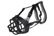 Psy - Trixie Muzzle Flex muzzle rubber L–XL black - TX17615