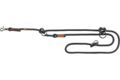 Psy - Trixie BE NORDIC Adjustable Leash Grey/Brown S–M 8mm 2M - TX17221