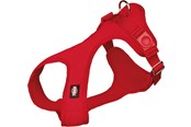 Psy - Trixie Comfort Soft touring harness XS–S: 30–45 cm/15 mm red - TX16263