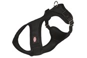 Psy - Trixie Comfort Soft touring harness XXS–XS: 28–40 cm/15 mm black - TX16251