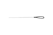 Psy - Trixie Chain leash with nylon hand loop L–XL: 1.00 m/4.0 mm black - TX14031