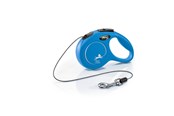 Psy - Flexi New CLASSIC XS Cord Leash 3m 8kg Blue - H7840L