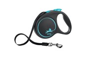 Psy - Flexi Black Design L leash 5 m 50 kg blue - H78016L
